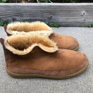 CLUB ROOM Riverwood Shearling Winter Boots L 11/12 Men's Brown Shoes